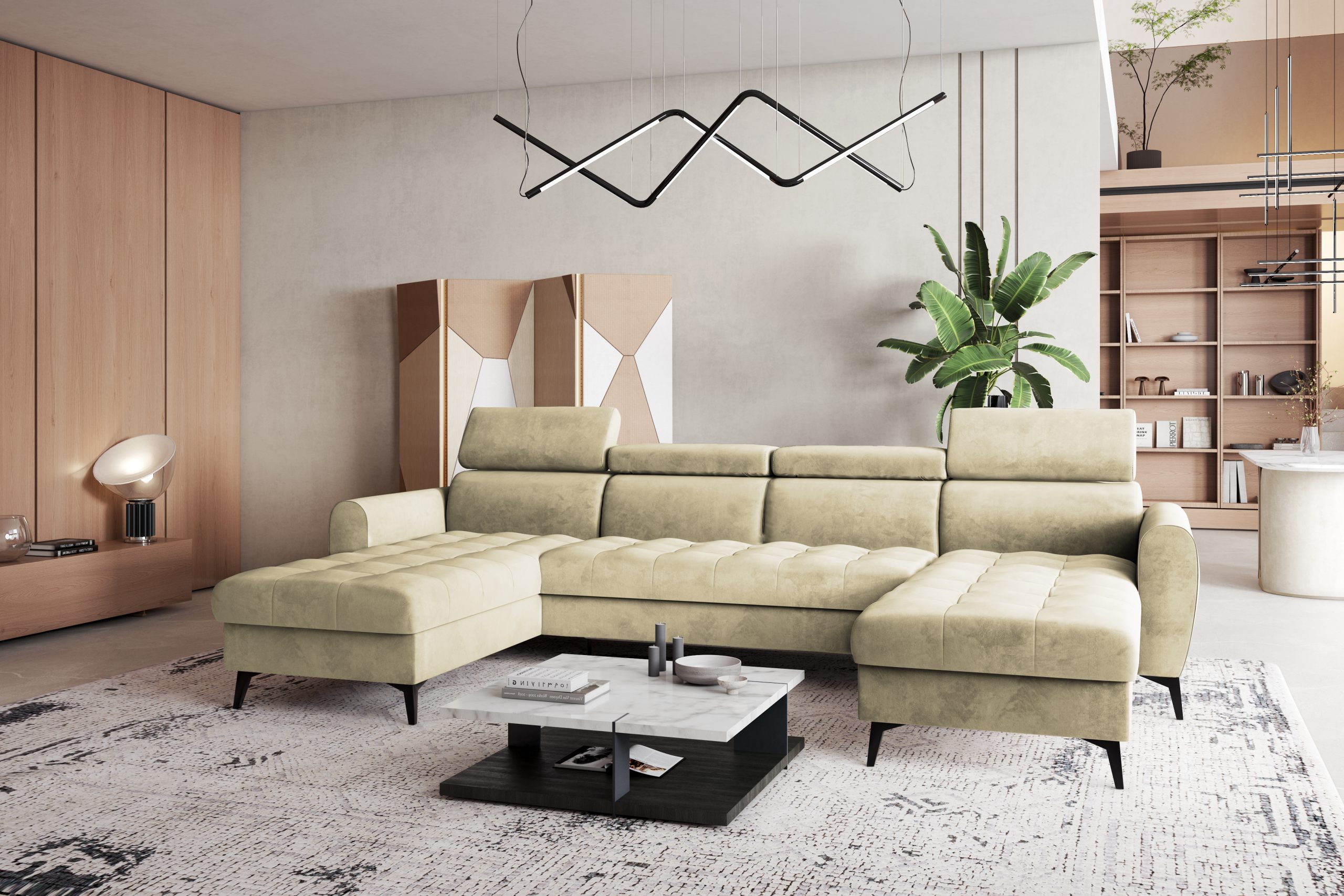 Narożnik Bjorn U - konfigurowalny