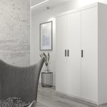 Szafa Elena 133 cm biały mat