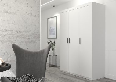 Szafa Elena 133 cm biały mat