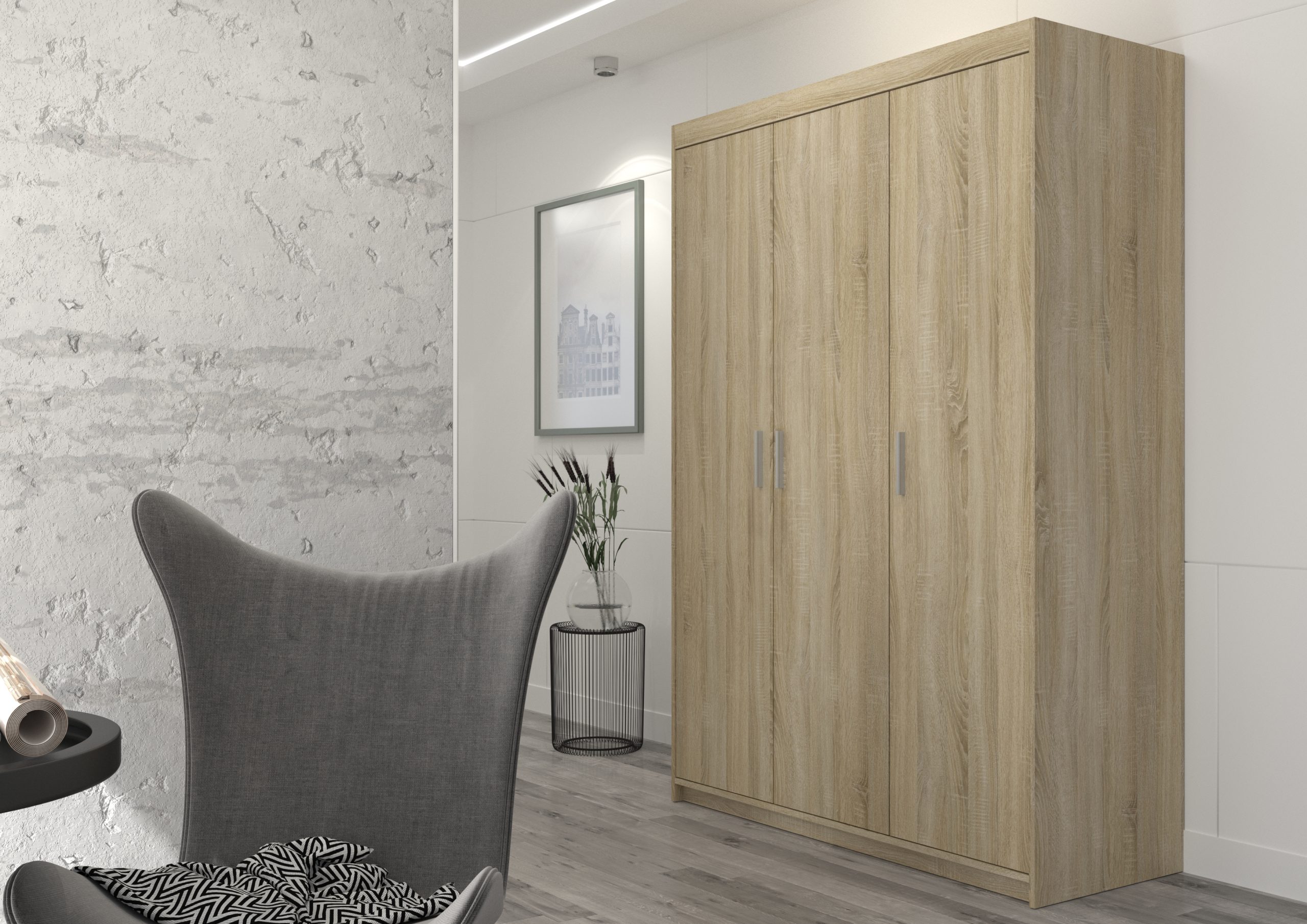 Szafa Elena 133 cm dąb sonoma