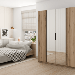 Szafa Kaja 200 cm z lustrem dąb evoke