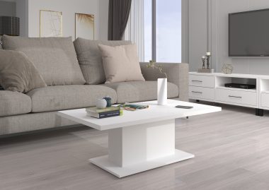 Stolik kawowy Denver biały mat