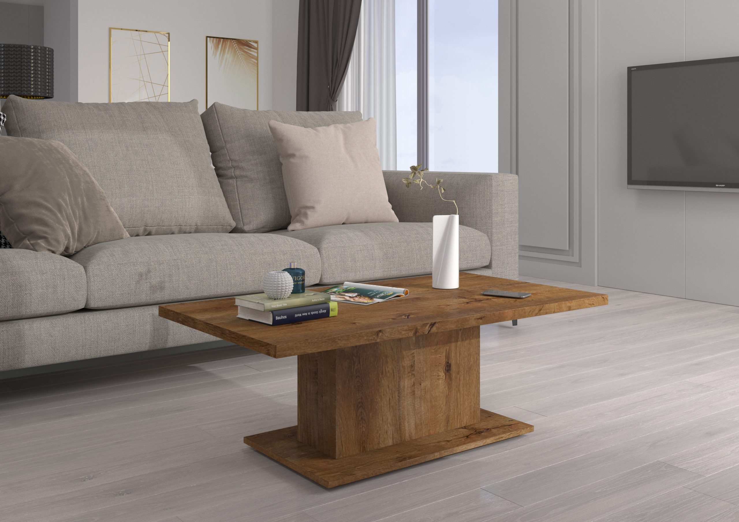 Stolik kawowy Denver dąb lefkas