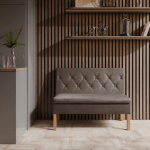 Ławka tapicerowana Praga 80x55 ze schowkiem brązowy welur