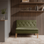 Ławka tapicerowana Praga 100x55 ze schowkiem oliwkowy welur