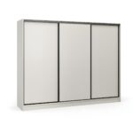 Szafa przesuwna Kashi 250 cm z szufladami kaszmir