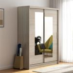 Szafa przesuwna Oslo 100 cm z lustrem dąb sonoma