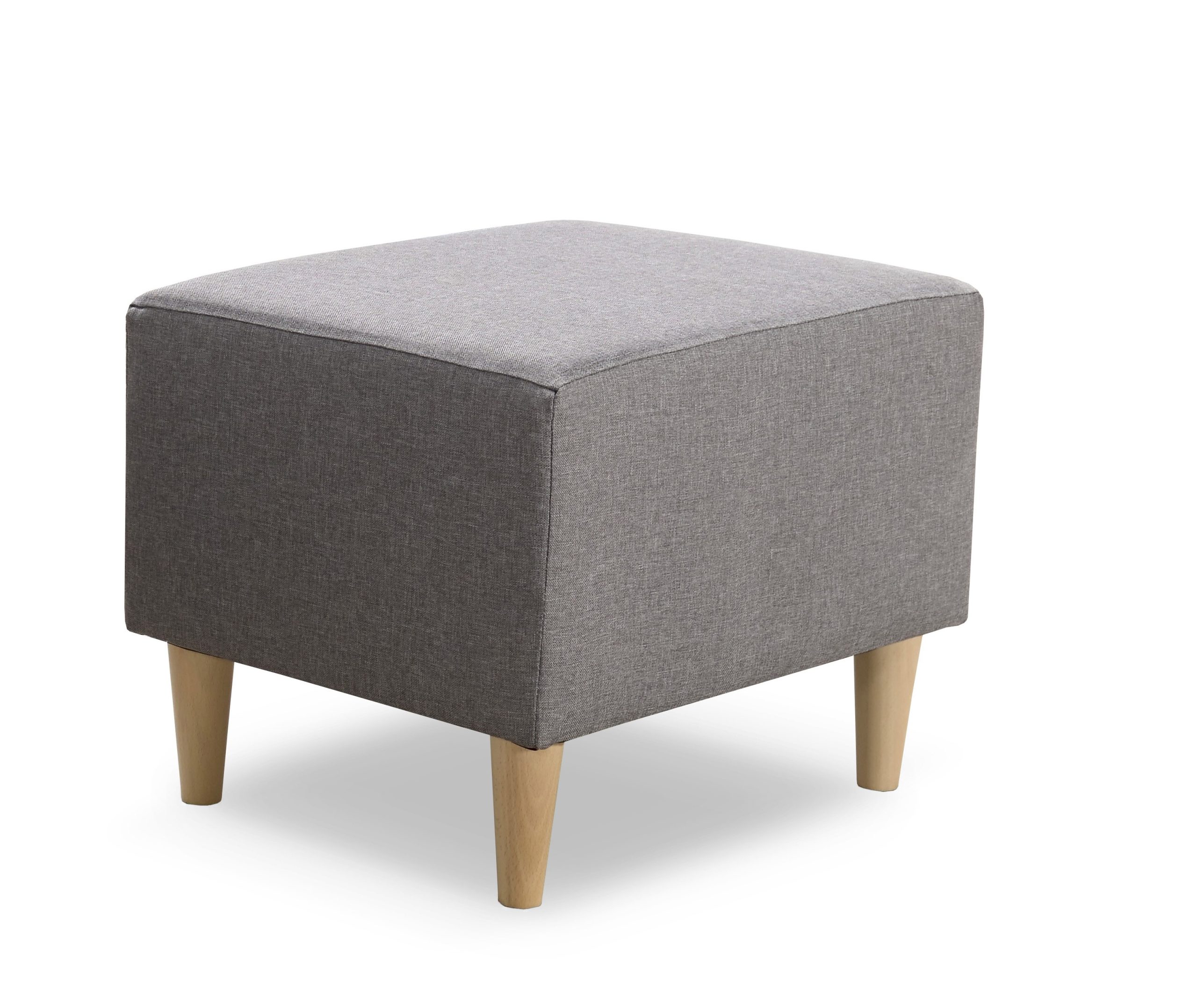 Pufa Uszak szara plecionka