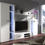 Meblościanka glamour Rumba biała