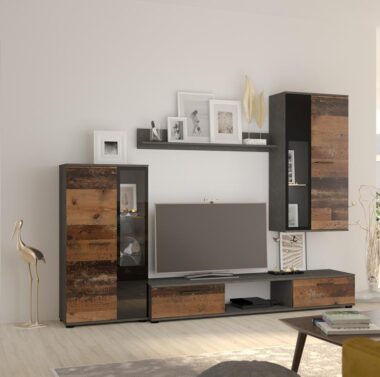 Nowoczesna meblościanka Salsa old matera