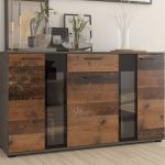 Komoda Salsa trzydrzwiowa z szufladą old matera