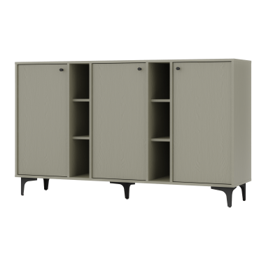 Komoda Tokyo trzydrzwiowa eukaliptus