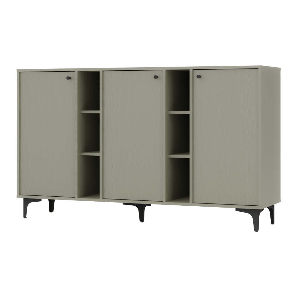 Komoda Tokyo trzydrzwiowa eukaliptus