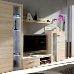 Nowoczesna meblościanka Rumba sonoma