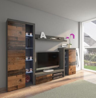 Retro meblościanka Rumba old matera