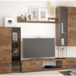 Nowoczesna meblościanka Salsa dąb lefkas