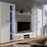 Nowoczesna meblościanka Rumba XL biała