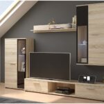 Nowoczesna meblościanka Salsa dąb sonoma