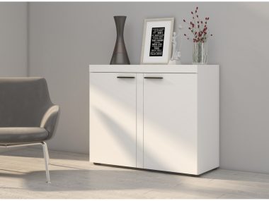 Komoda Rumba dwudrzwiowa biała