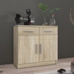 Komoda Paris dwudrzwiowa z szufladami dąb sonoma