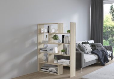 Regał KAROL 138 cm dąb sonoma