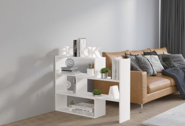 Regał KAROL 83 cm biały mat