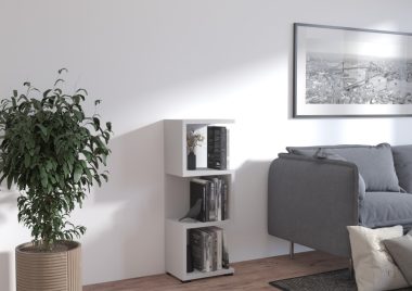 Regał MORE 02 jasny szary