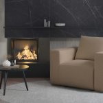 Fotel Lambi beżowy boucle