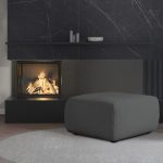 Pufa Lambi szara boucle