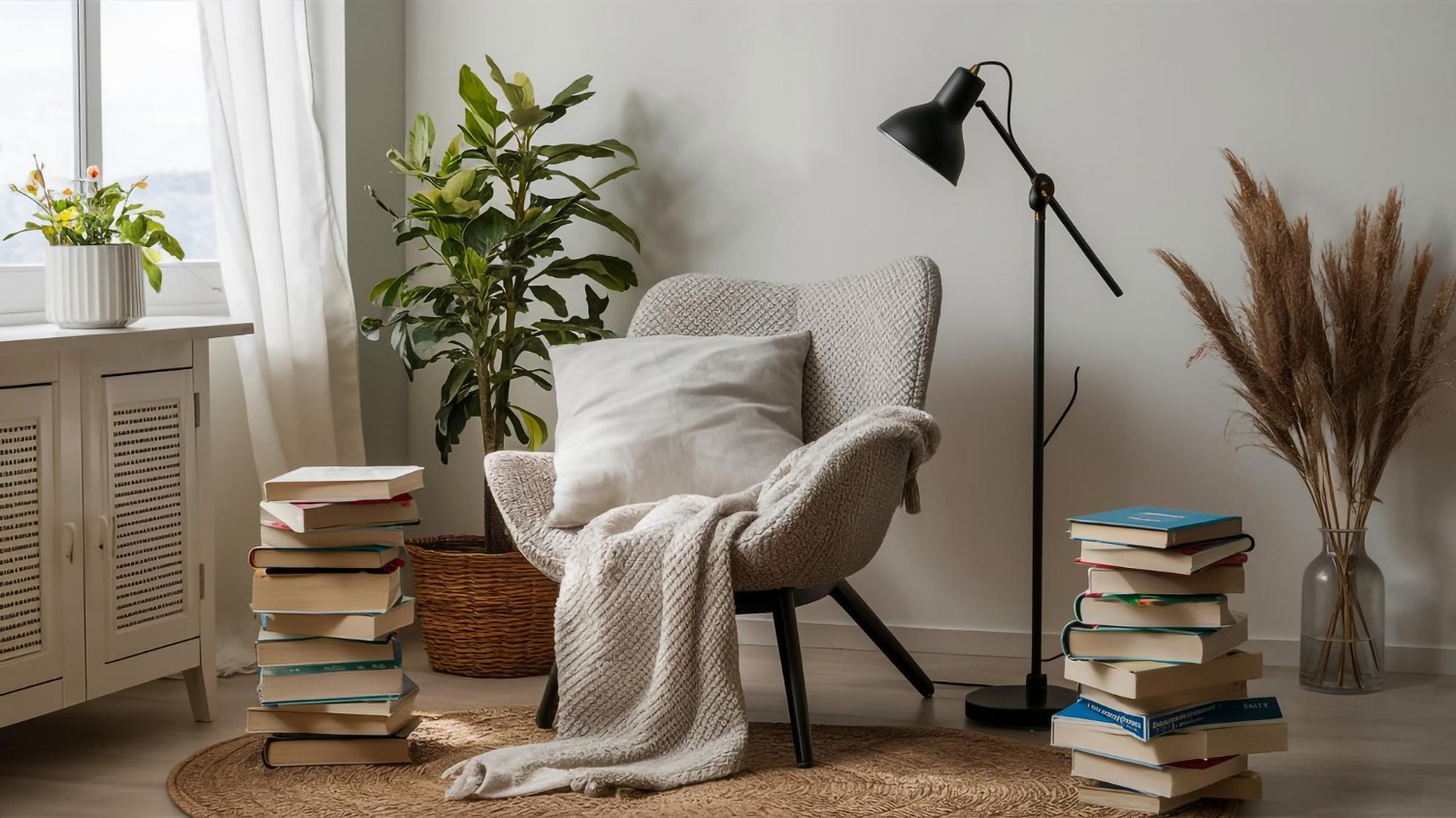 Aranżacja kącika do czytania