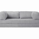 Kanapa piankowa Foamy z funkcją spania szary sztruks