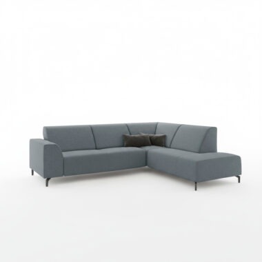 Narożnik Eternis prawy L-kształtny szary szenil